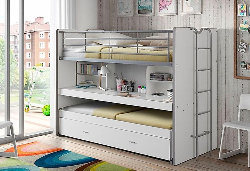 Vipack Hochbett »Bonny, mit 3 Schlafgelegenheiten, super praktisch im Kinde günstig online kaufen