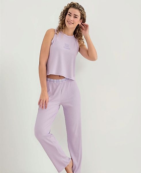 fashionshowcase Pyjama Damen Hausanzug 2-teiliges Schlafanzug günstig online kaufen