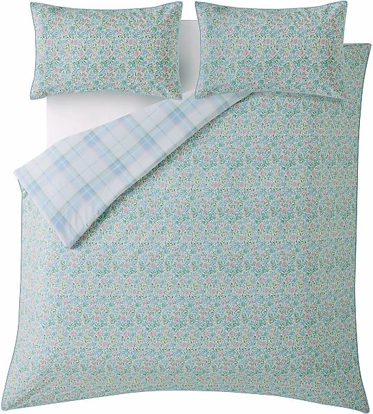 LAURA ASHLEY Wendebettwäsche "Sherston, aus Baumwoll Satin" 3 tlg. mit flor günstig online kaufen