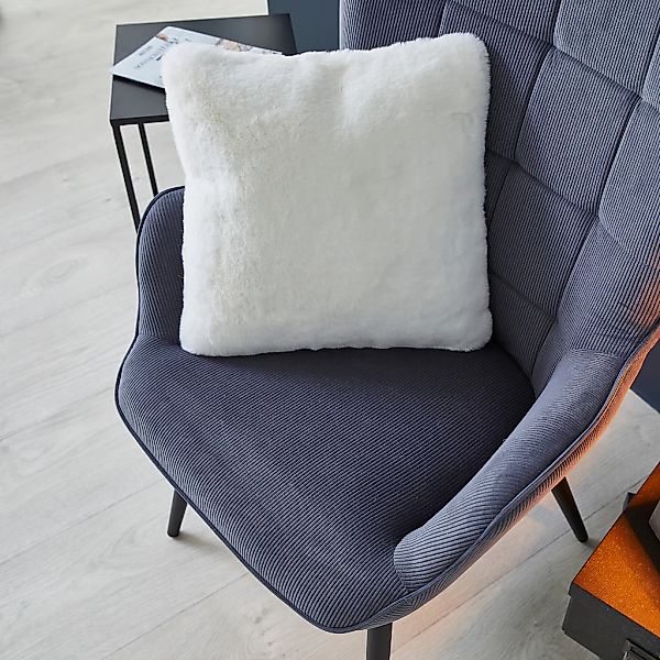 LUXOR living Fellkissen "Dekokissen Novara" Kunstfell, eckig, 40x40 cm, seh günstig online kaufen