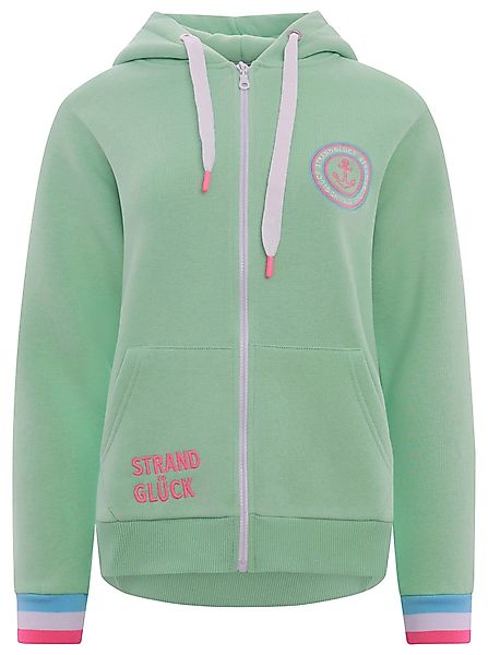 Zwillingsherz Kapuzensweatjacke Regular-Fit, Kapuze, Langarm, Reißverschlus günstig online kaufen