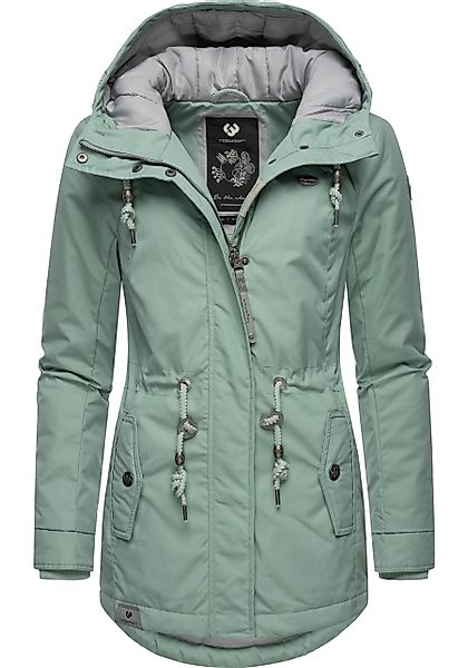 Ragwear Winterjacke "Monadis Black Label" mit Kapuze stylischer Winterparka günstig online kaufen