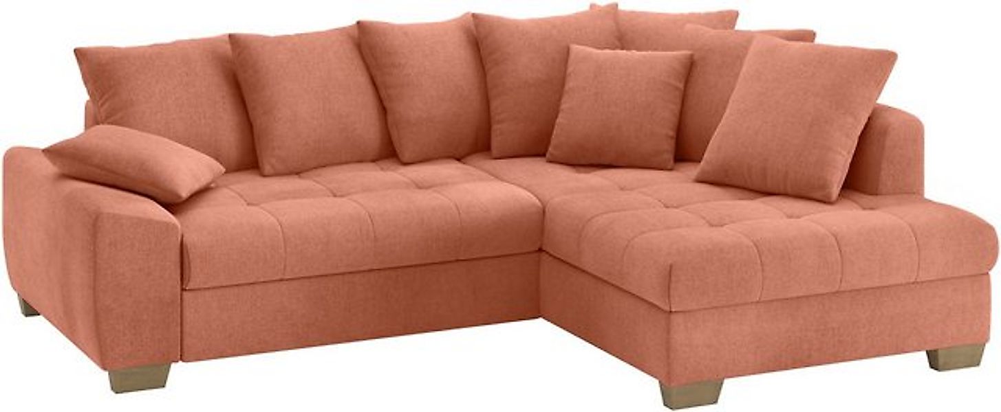 Mr. Couch Ecksofa "Nikita II, L-Form", Wahlweise mit Bettfunktion, Bettkast günstig online kaufen