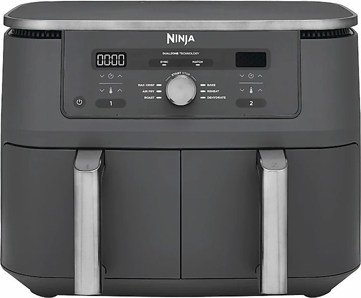 NINJA Heißluftfritteuse "MAX 6-in-1 Dual Zone Air Fryer 9,5L DZ400EU" 2470 günstig online kaufen