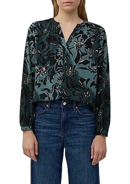 s.Oliver Klassische Bluse mit All-Over Print günstig online kaufen