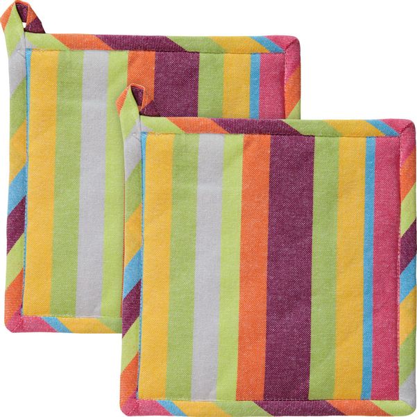 REDBEST Topflappen Topflappen 2er-Pack, Baumwolle Streifen günstig online kaufen