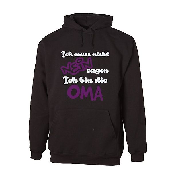 G-graphics Hoodie Ich muss nicht Nein sagen – Ich bin die Oma mit trendigem günstig online kaufen