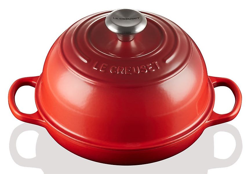 Le Creuset Brotbräter Rund Gusseisen Kirschrot 24cm günstig online kaufen