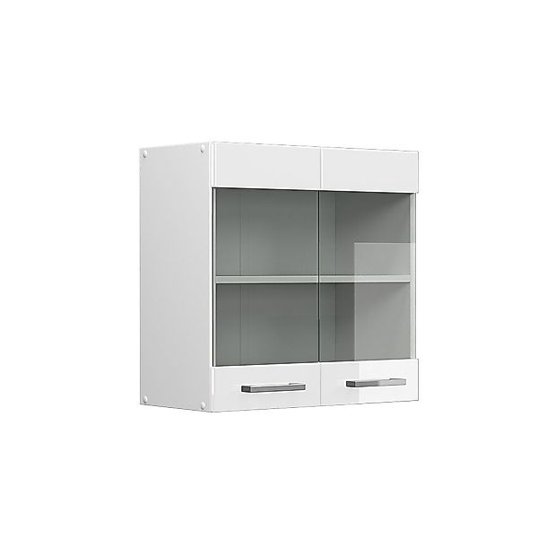 Vicco Schranksystem R-Line, Weiß Hochglanz/Weiß, 60 günstig online kaufen