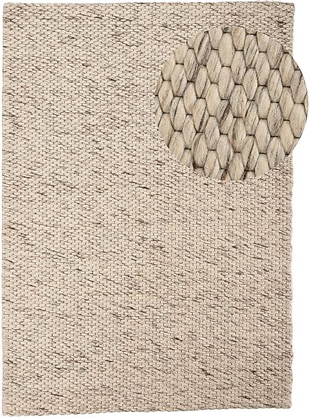 carpetfine Wollteppich »Sina«, rechteckig, 14 mm Höhe, Handweb Teppich, rei günstig online kaufen