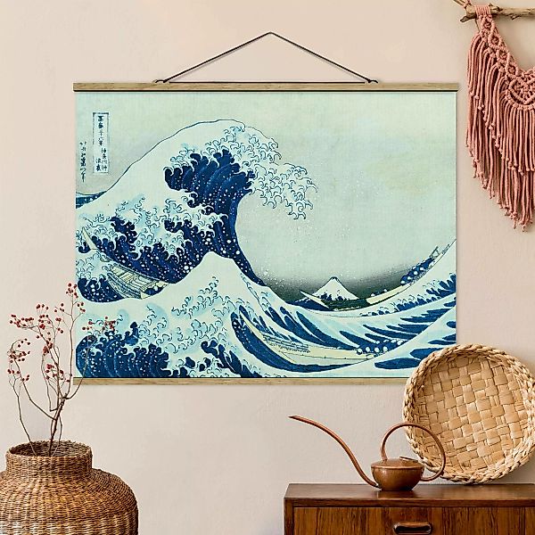 home24 Stoffbild Die grosse Welle von Kanagawa günstig online kaufen