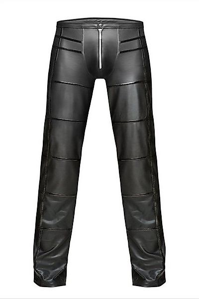 Noir Handmade Men Lederimitathose Herren-Hose in schwarz - L günstig online kaufen