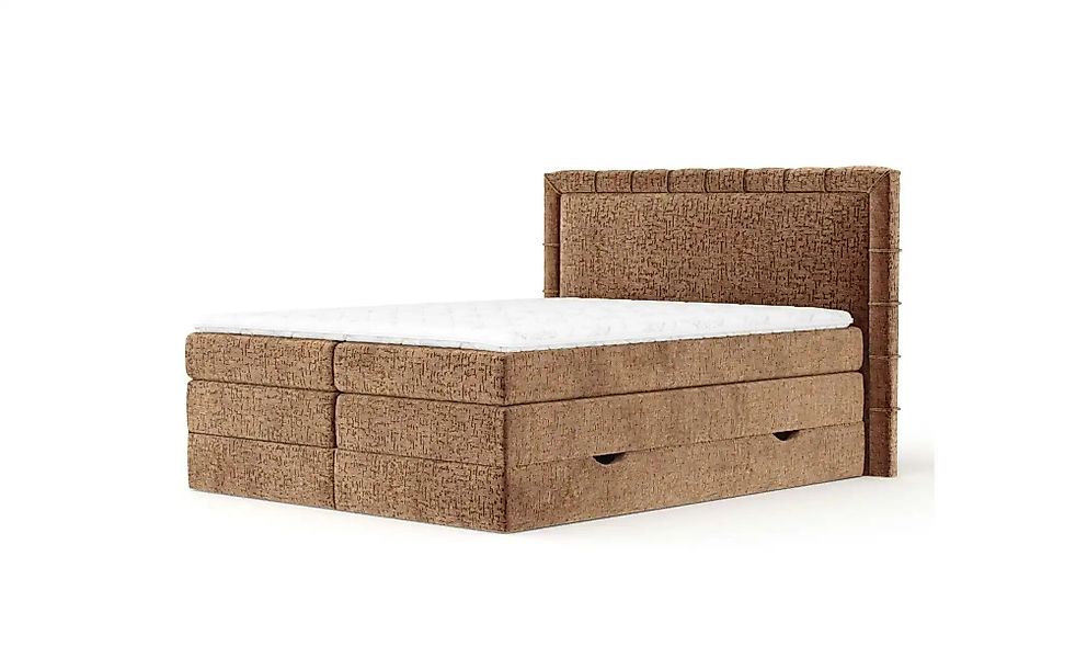 Boxspringbett mit Stauraum   ¦ orange ¦ Maße (cm): B: 187 H: 123 Betten > K günstig online kaufen