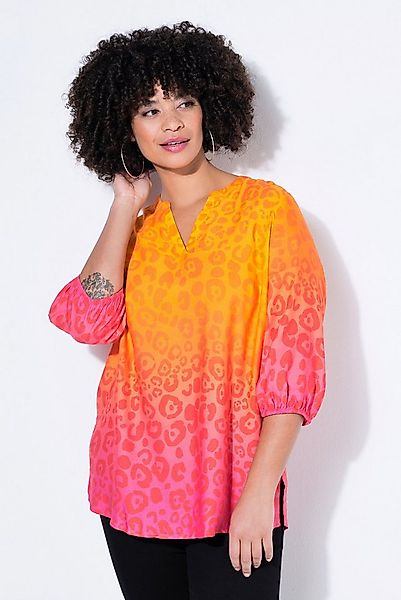 Angel of Style Longbluse Bluse bequeme Passform Leo mit Farbverlauf günstig online kaufen