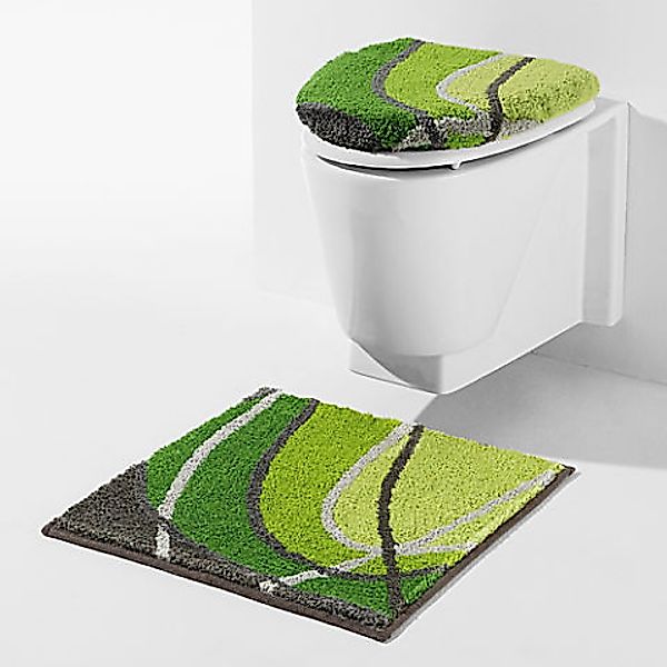 REDBEST WC-Deckelbezug WC-Deckelbezug "Lynn", Höhe 20 mm, Gummizug:, Grafik günstig online kaufen