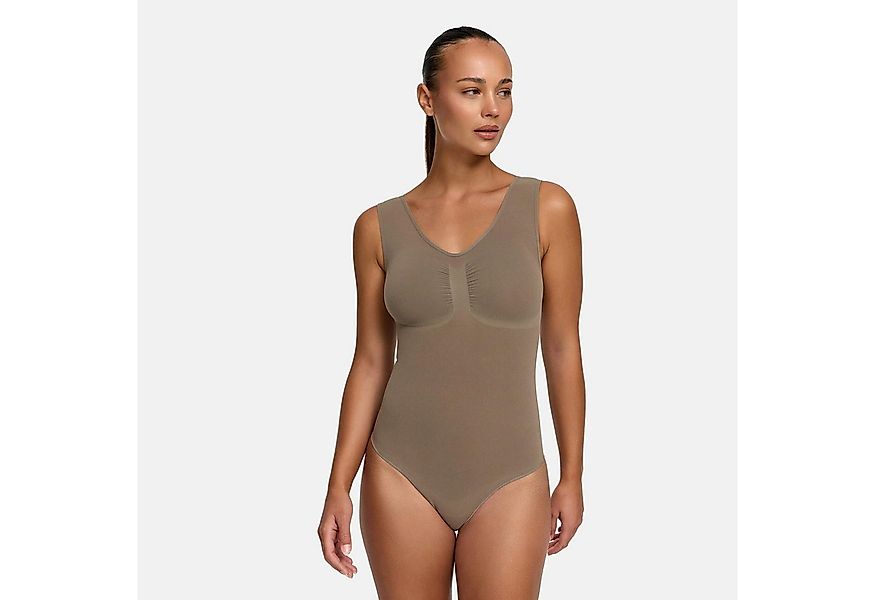 cfab Miederbody Tank Bodysuit Sculpting Shapewear mit Slip-Taupe-XL (1-tlg) günstig online kaufen
