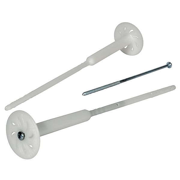 PROTEKTOR 200x Dämmstoff-Schraubdübel Ø8x300mm WDVS Dübel für Fassadendämmu günstig online kaufen