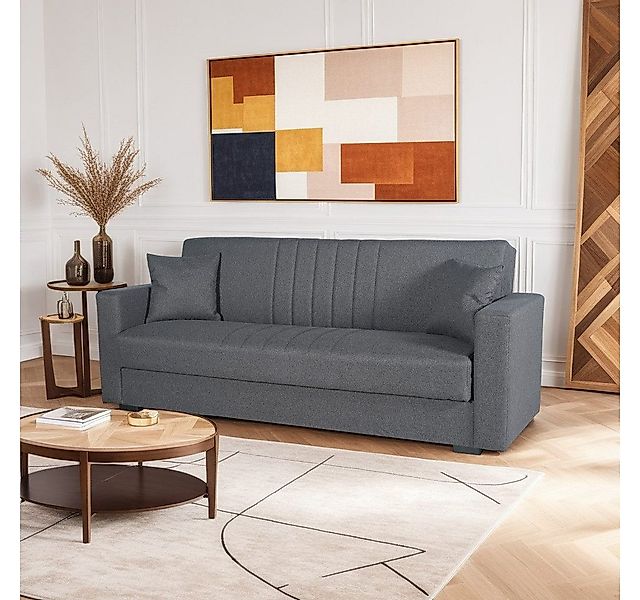 gowoll Sofa Gowoll Sofa Mit Schlaffunktion und Bettkasten Schlafsofa 184 Cm günstig online kaufen