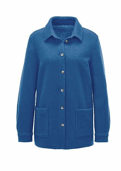 GOLDNER Sommerjacke "Lässige Wolljacke mit Hemdkragen" Knöpfe günstig online kaufen