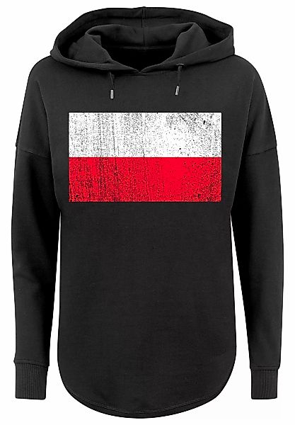 F4NT4STIC Kapuzenpullover "Poland Polen Flagge distressed", Print günstig online kaufen