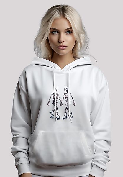 F4NT4STIC Kapuzenpullover "Skelettpaar Eislaufen Valentinstagsgeschenk", Pr günstig online kaufen