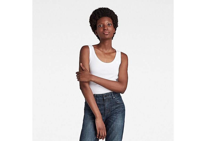 G-STAR Tanktop mit dezenter Stickerei günstig online kaufen