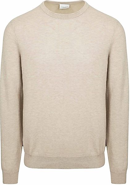 Profuomo Pullover Structure Beige - Größe M günstig online kaufen