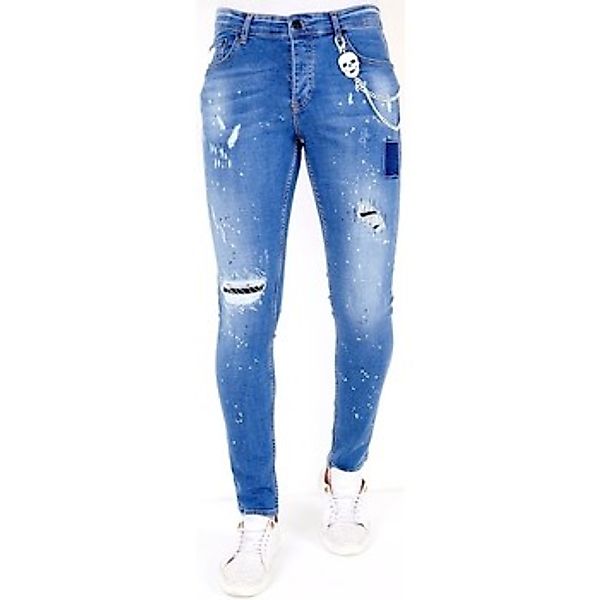Lf  Slim Fit Jeans Hosen Mit Löchern Für günstig online kaufen
