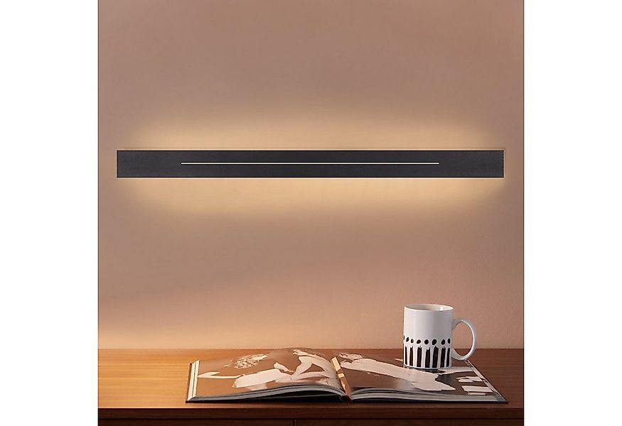 ZMH LED Wandleuchte Wandlampe innen weiß/schwarz 30cm 60cm 100cm, LED fest günstig online kaufen