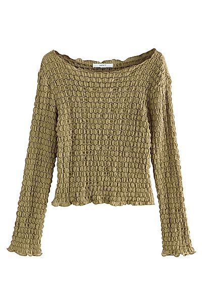 Next Strickpullover Strukturiertes Langarmshirt (1-tlg) günstig online kaufen