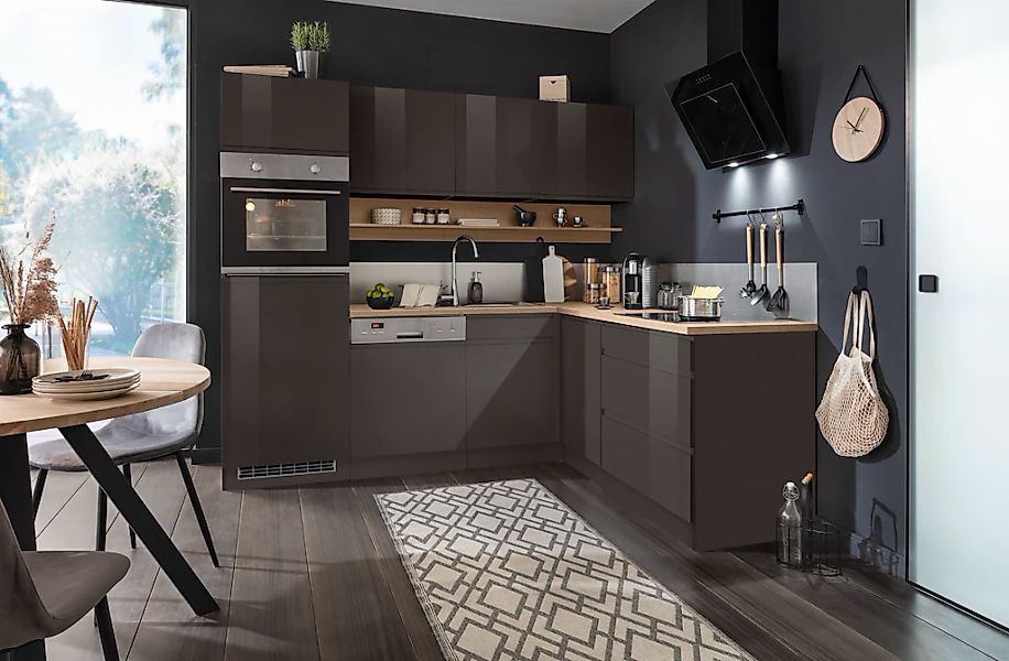 KOCHSTATION Winkelküche "KS-Virginia" Stellbreite 230/190 cm, wahlweise mit günstig online kaufen