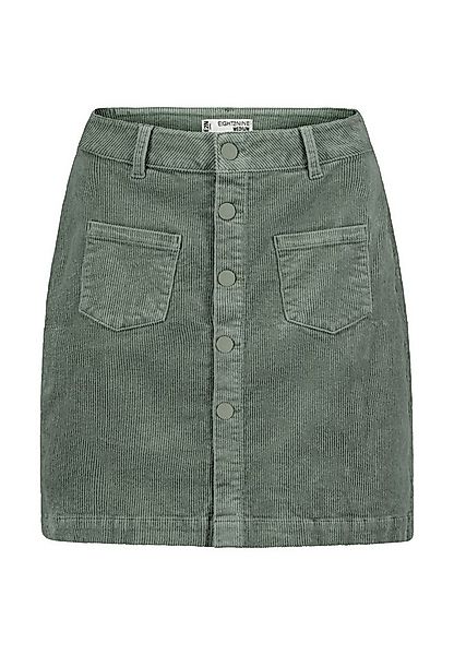 Eight2Nine Minirock Damen Mini Cordrock aufgesetzte Taschen und Kopfle günstig online kaufen