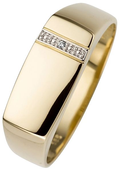 JOBO Fingerring, 585 Gold mit Diamant günstig online kaufen