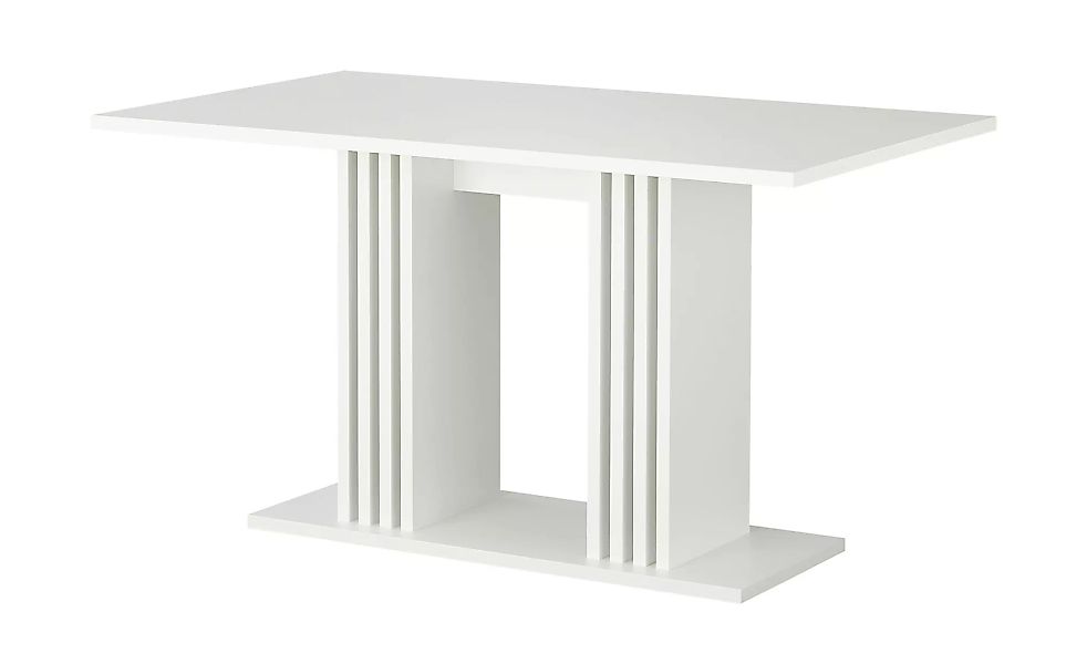 Esstisch - weiß - 80 cm - 76 cm - Tische > Esstische - Möbel Kraft günstig online kaufen