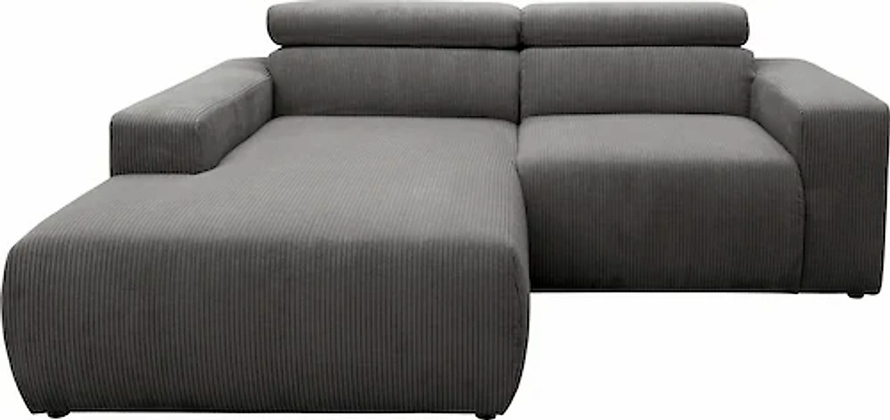 DOMO collection Ecksofa »Brandon, inkl. Kopfteilverstellung, B/T/H: 214/100 günstig online kaufen
