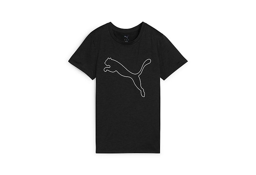 PUMA T-Shirt Puma Damen T-Shirt TAD ESSENTIAL Heather Logo Tee 525893 günstig online kaufen