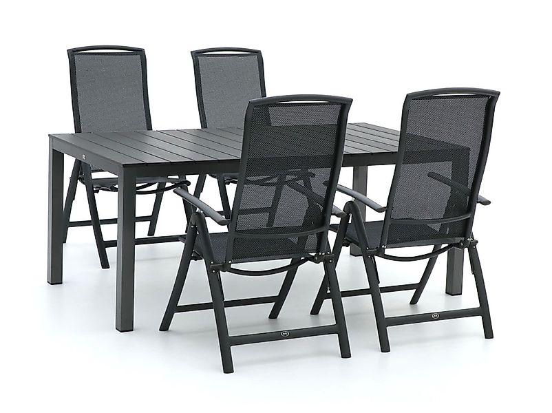 R&S Design Capri/Fidenza 183 cm Gartenmöbel-Set 5-teilig verstellbar günstig online kaufen