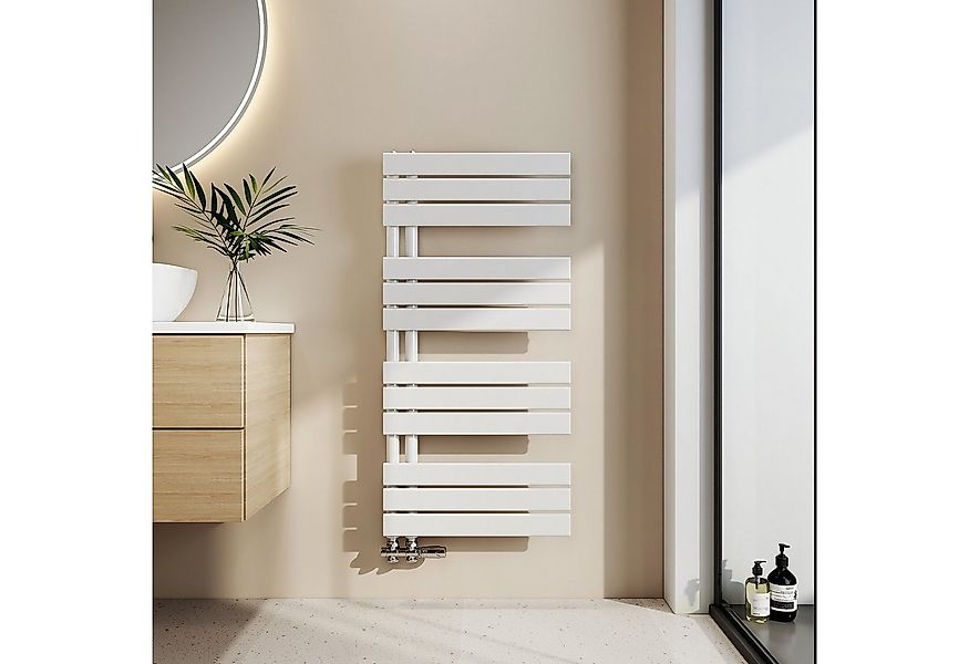 EMKE Badheizkörper Flach Paneelheizkörper Handtuchtrockner, 529W für 5qm Ra günstig online kaufen