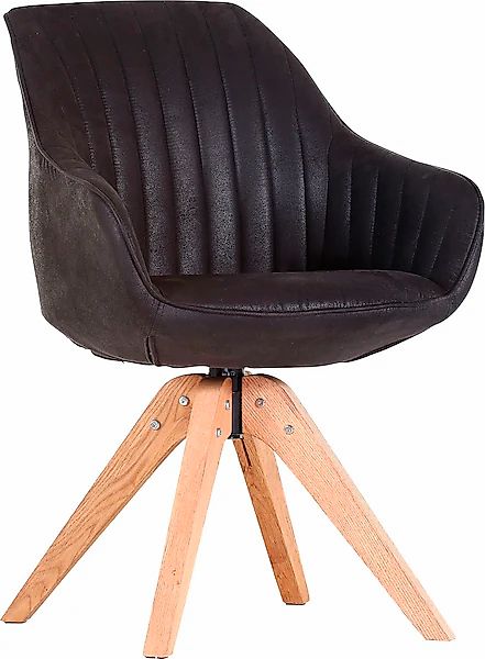 Gutmann Factory Esszimmerstuhl »Chill«, Polyester, Esszimmerstuhl, Armlehns günstig online kaufen