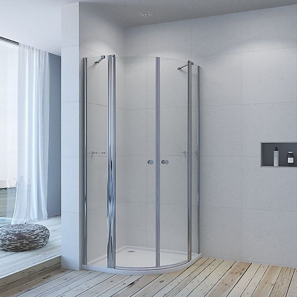 AQUALAVOS Runddusche Duschabtrennung 90x90 cm Duschkabine günstig online kaufen