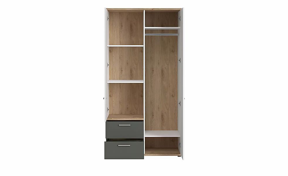 Kleiderschrank  Twenty ¦ weiß ¦ Maße (cm): B: 100 H: 196 T: 60.0 Schränke > günstig online kaufen