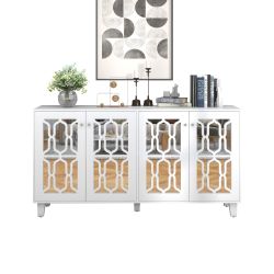 OKWISH Sideboard Küchenschrank, Anrichte, verspiegelte Anrichte günstig online kaufen