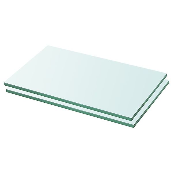 vidaXL Regal Regalböden 2 Stk. Glas günstig online kaufen