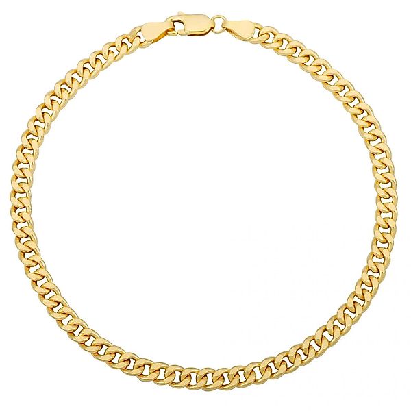 Tony Fein Goldarmband Panzerarmband 4mm 585er günstig online kaufen