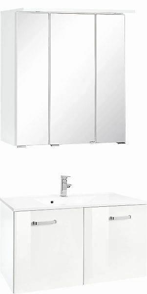 welltime Badmöbel-Set "Ravenna" 2 Stk. tlg. Breite 60 cm günstig online kaufen