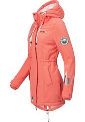 Marikoo Funktionsmantel "Zimtzicke" Wasserdichter Softshell Parka mit Kapuz günstig online kaufen