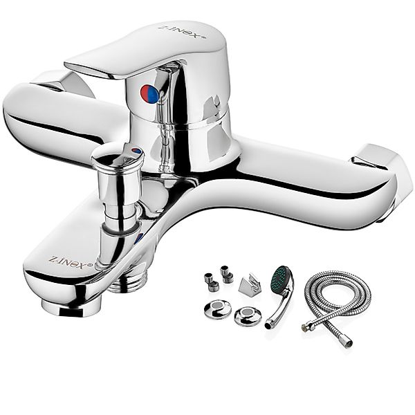 Zilan Badarmatur ZLN--8177 (Set) Edelstahl,DIN-Anschluss,inkl. Handbrause günstig online kaufen