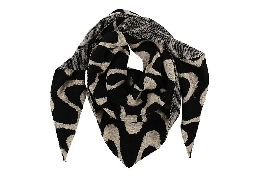 COFI 1453 Schal XXL Schal Frauen Halstuch Dreiecksschal Winterschal mit Mus günstig online kaufen