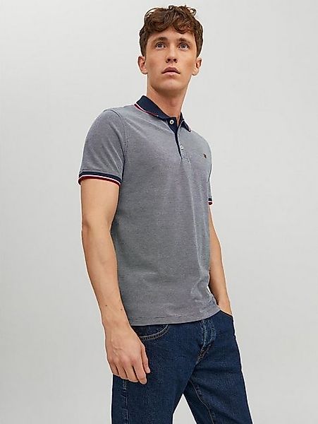 Jack & Jones T-Shirt Polo T-Shirt Pique Kurzarm Hemd Basic JPRBLUWIN JPRBLU günstig online kaufen