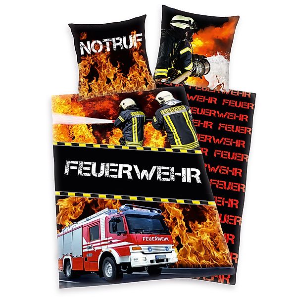 Herding Young Collection Bettwäsche Feuerwehr Bettwäsche günstig online kaufen